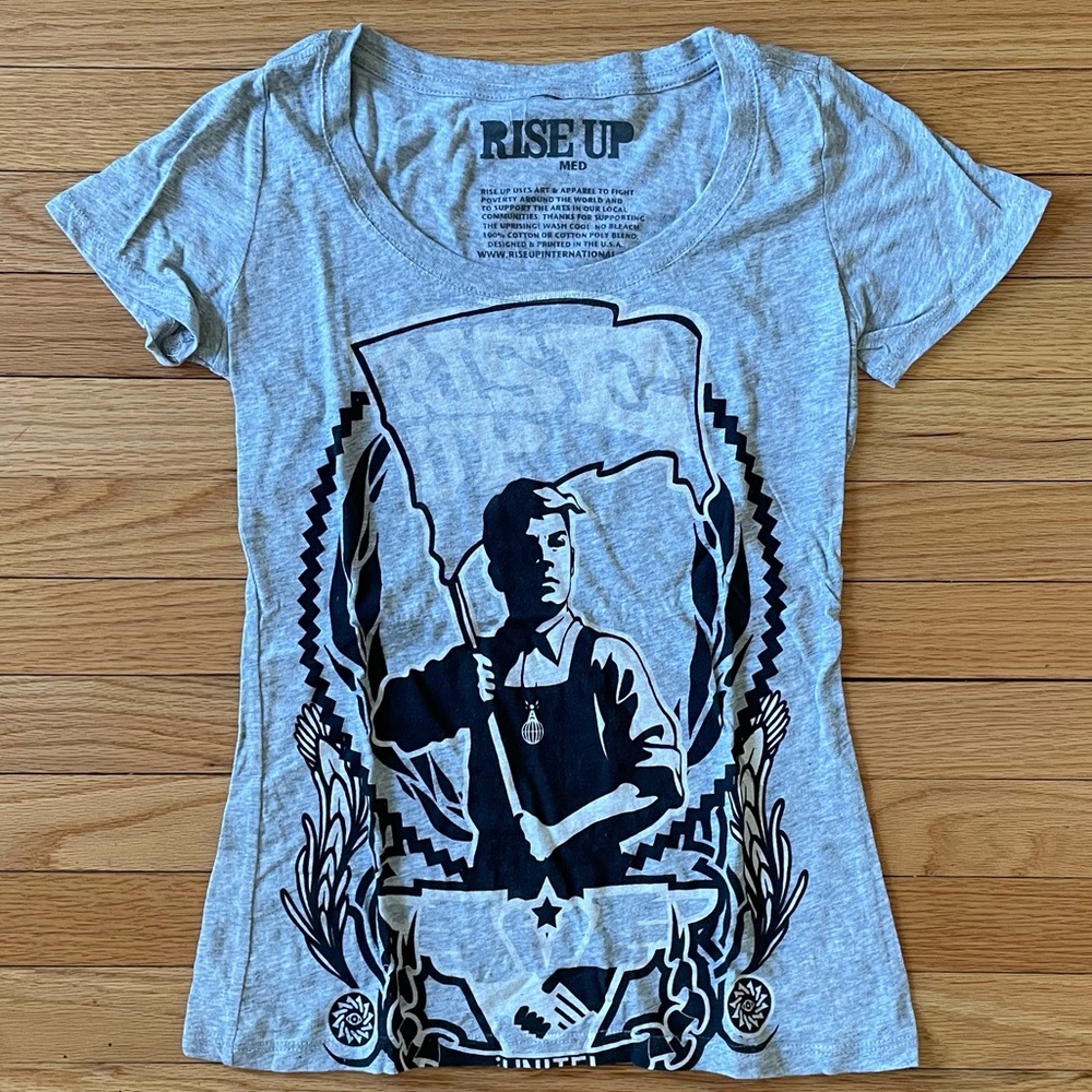 NWOT Rise Up graphic tee